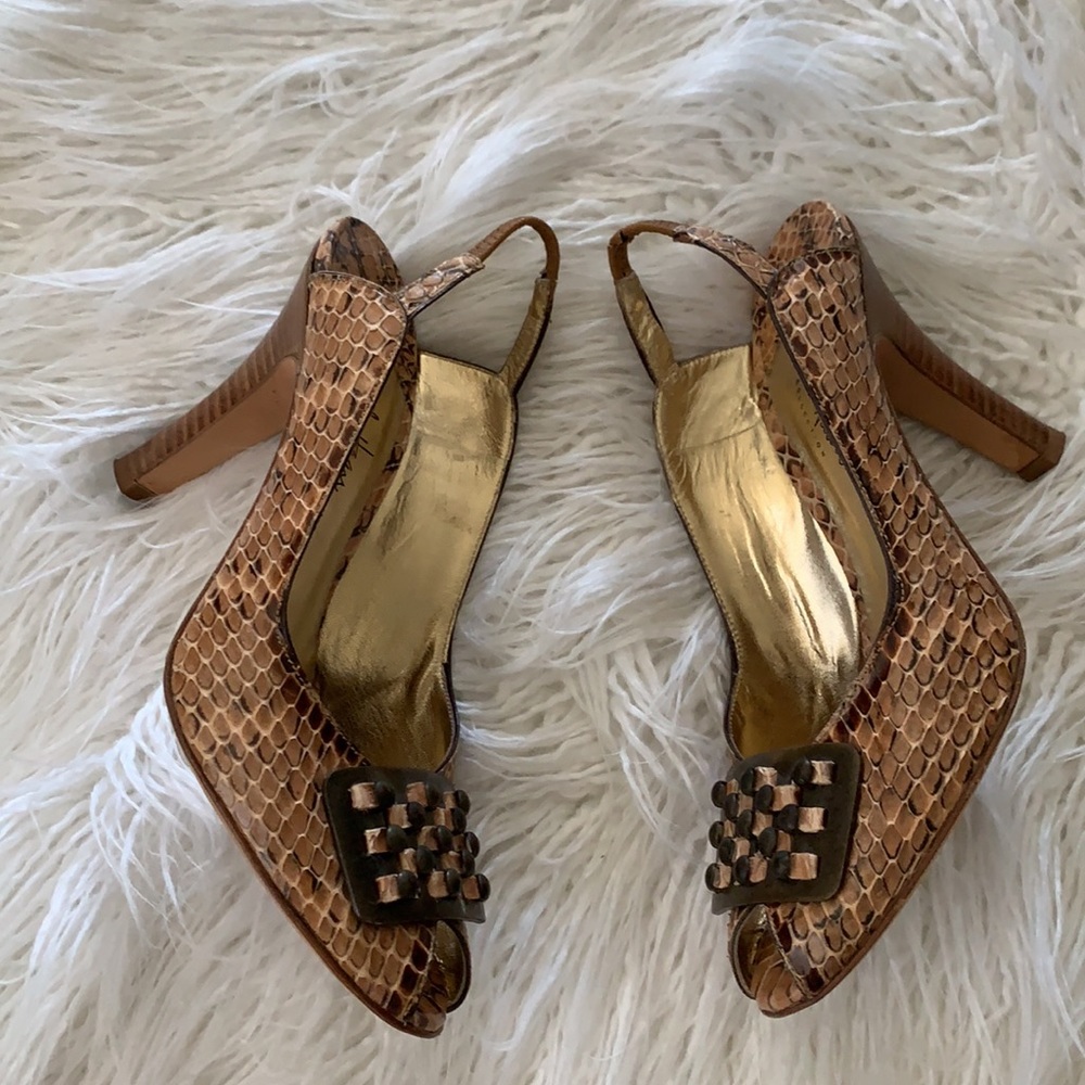 Cole Haan Collection Snakeskin Heels